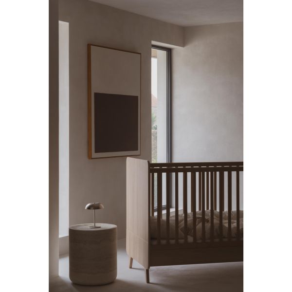 Lit bébé 70x140 cm évolutif en lit enfant Loft Honey Ash