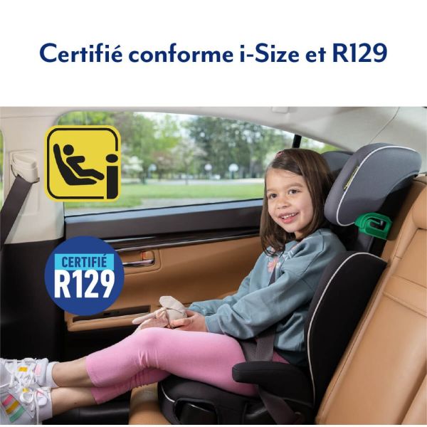 Réhausseur siège auto avec dossier Logico L R129 Midnight