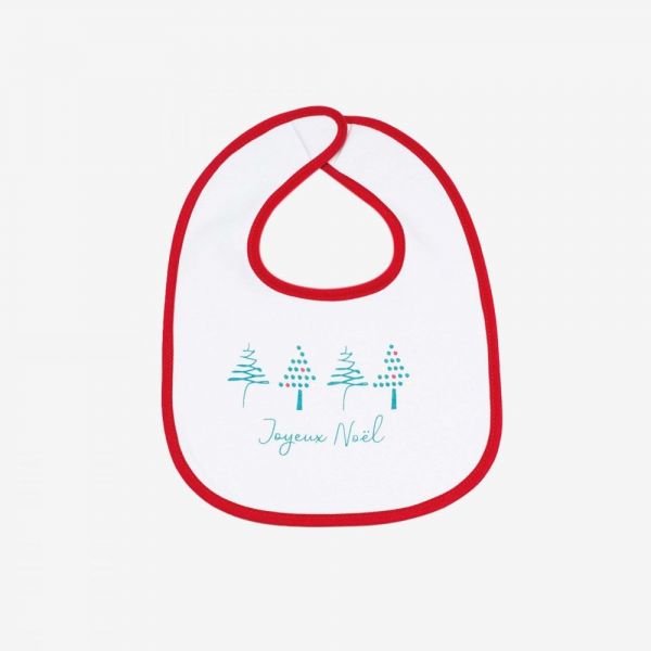Lot de 2 bavoirs 1er âge Noël