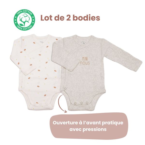 Lot de 2 bodies Mini Nous prématuré