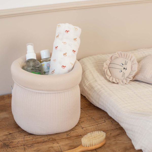 Lot de 3 langes Cheval Ecru