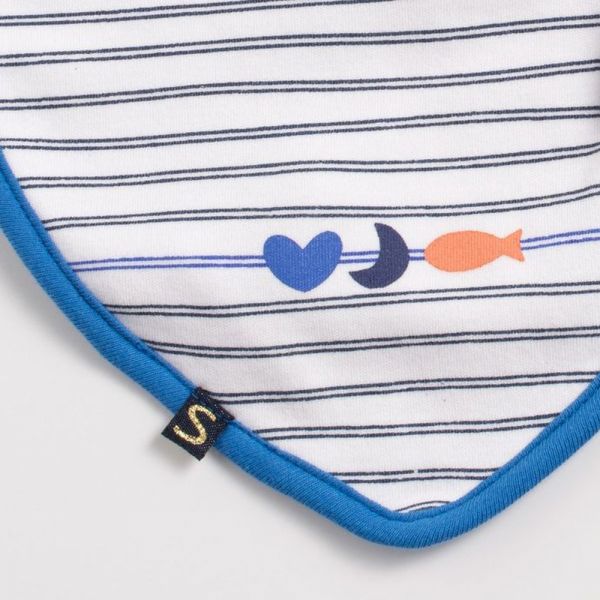 Lot de 2 bavoirs bébé Baby sailor