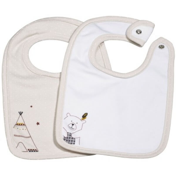 Lot de 2 bavoirs bébé Timouki