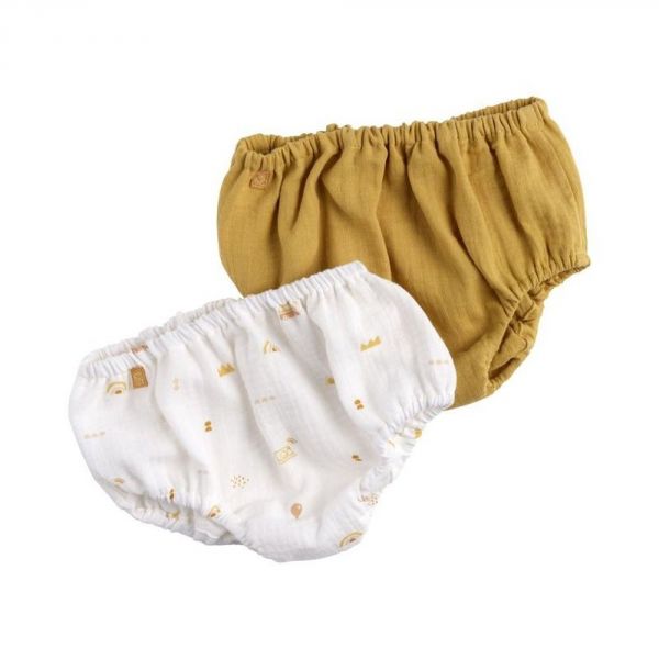 Lot de 2 bloomers 3-6 mois Sunlight