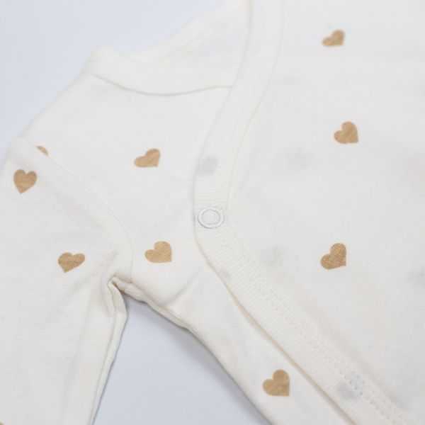Lot de 2 body Coeurs naissance