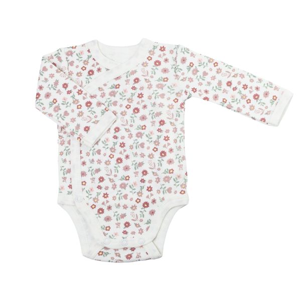 Lot de 2 bodies manches longues Liberty naissance