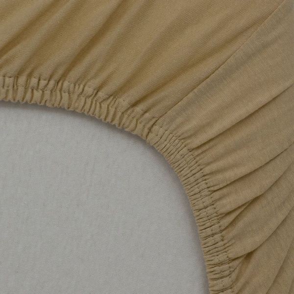 Lot de 2 Draps housse jersey bio Greenland - Blé