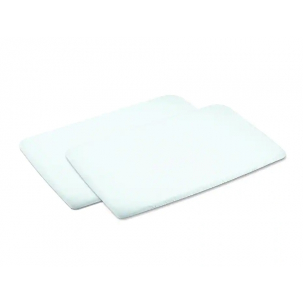 Lot de 2 draps housse nouveau né blanc pour Swift