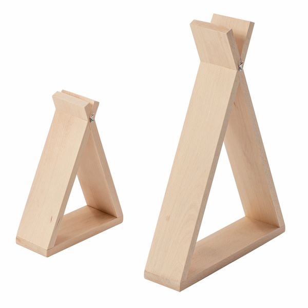 Lot de 2 étagères Tipi Brut