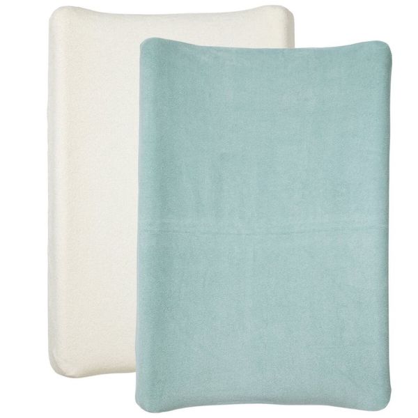 Lot de 2 housses matelas à langer 50 x 70 cm