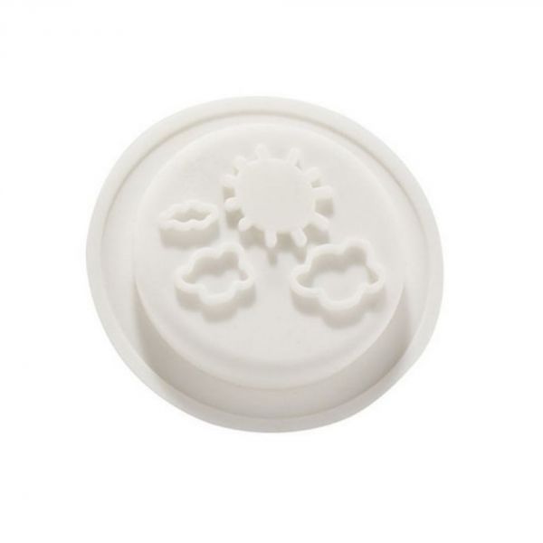 Lot de 2 Opercules silicones Amour et Nuages
