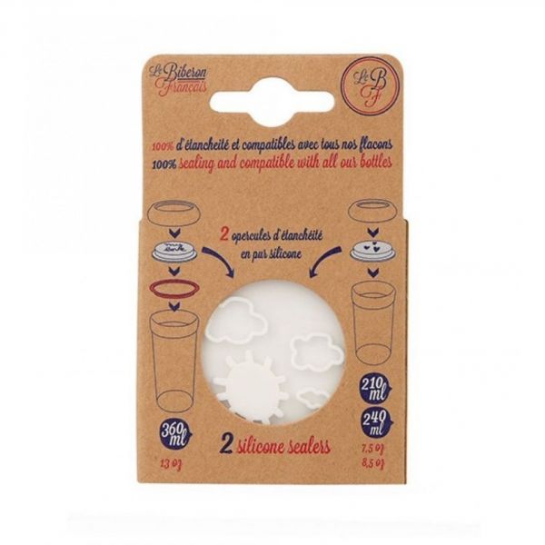 Lot de 2 Opercules silicones Amour et Nuages