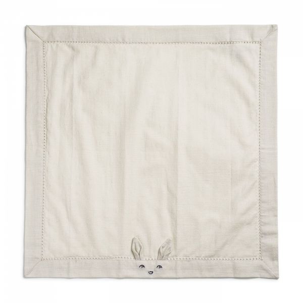 Lot de 2 serviettes de table Lily White et Warm Sand