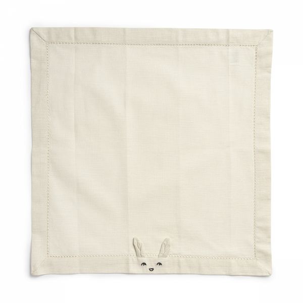 Lot de 2 serviettes de table Vanilla White et Moonshell