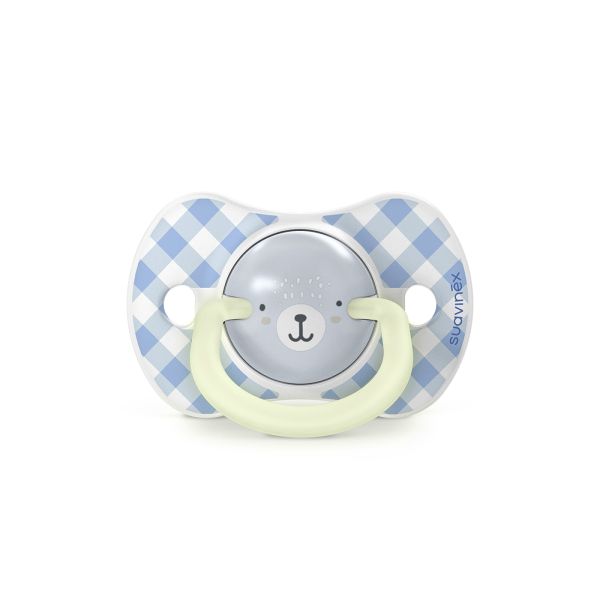 Lot de 2 sucettes symétriques SX Pro Wild&ampFree 0-6 mois Bleu