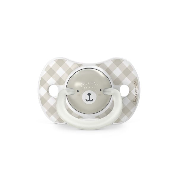 Lot de 2 sucettes symétriques SX Pro Wild&ampFree 0-6 mois Gris