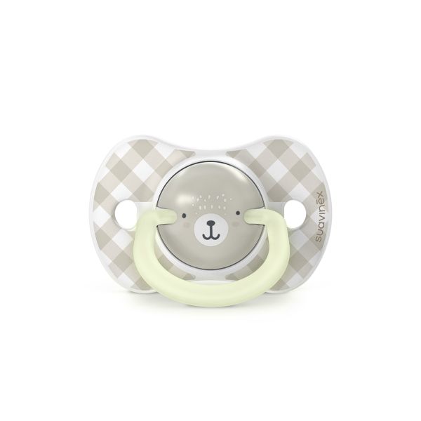 Lot de 2 sucettes symétriques SX Pro Wild&ampFree 0-6 mois Gris