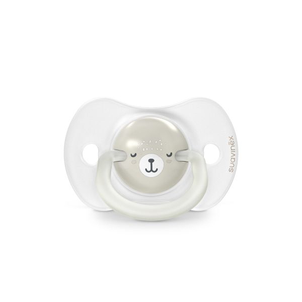 Lot de 2 sucettes symétriques SX Pro Wild&ampFree 0-6 mois Gris