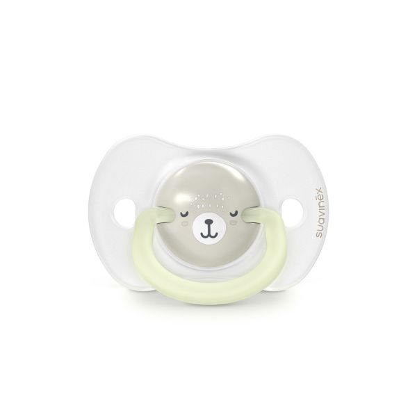 Lot de 2 sucettes symétriques SX Pro Wild&ampFree 0-6 mois Gris