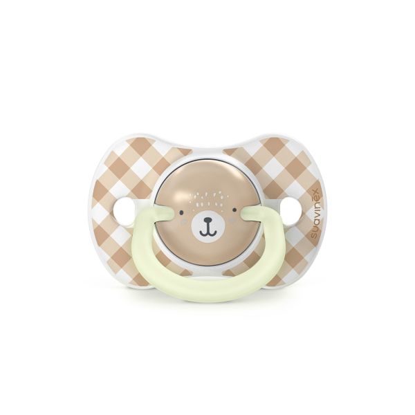 Lot de 2 sucettes symétriques SX Pro Wild&ampFree 0-6 mois Marron