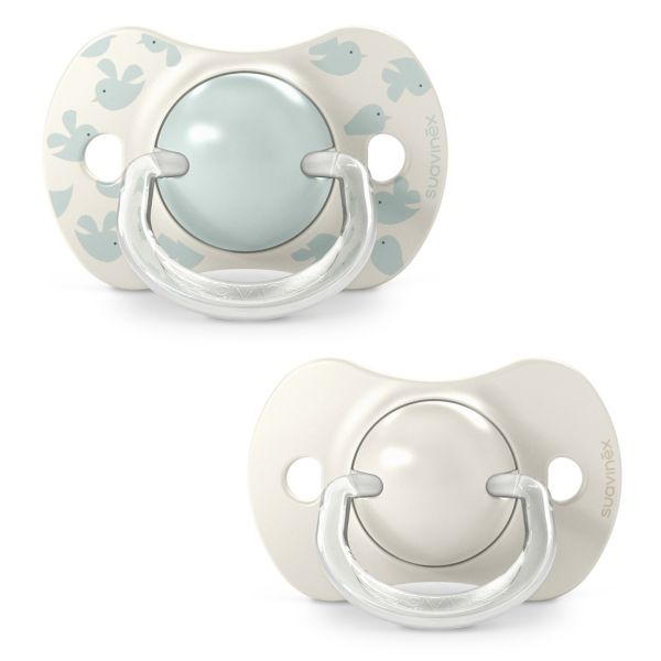 Lot de 2 sucettes symétriques SX Pro Birdies 6-18 mois Vert