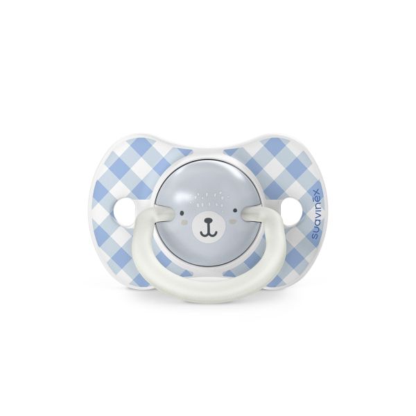 Lot de 2 sucettes symétriques SX Pro Wild&ampFree 6-18 mois Bleu