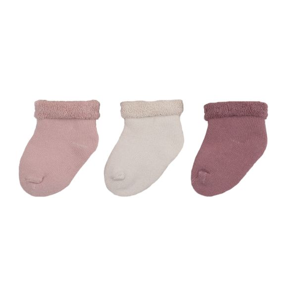 Lot de 3 paires de chaussettes bébé 0/6 mois rose