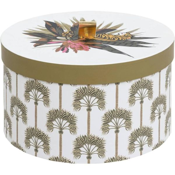 Lot de 4 boîtes de rangement Tropical