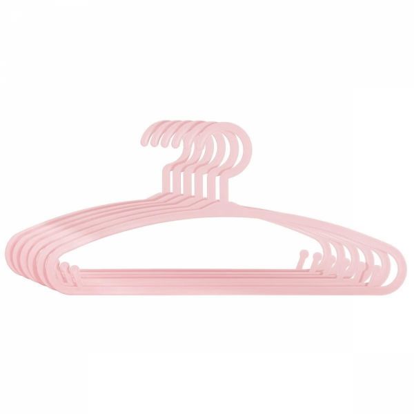 Lot de 6 cintres enfant rose