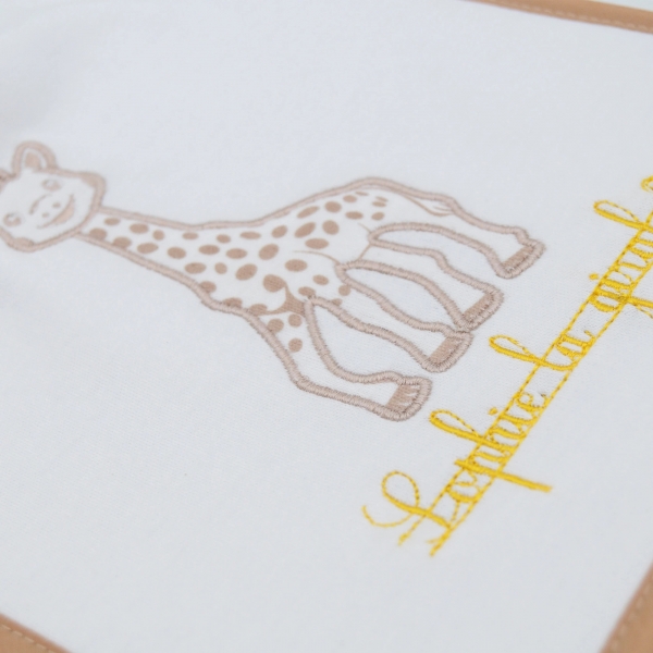 Lot de 7 bavoirs naissance Sophie la girafe