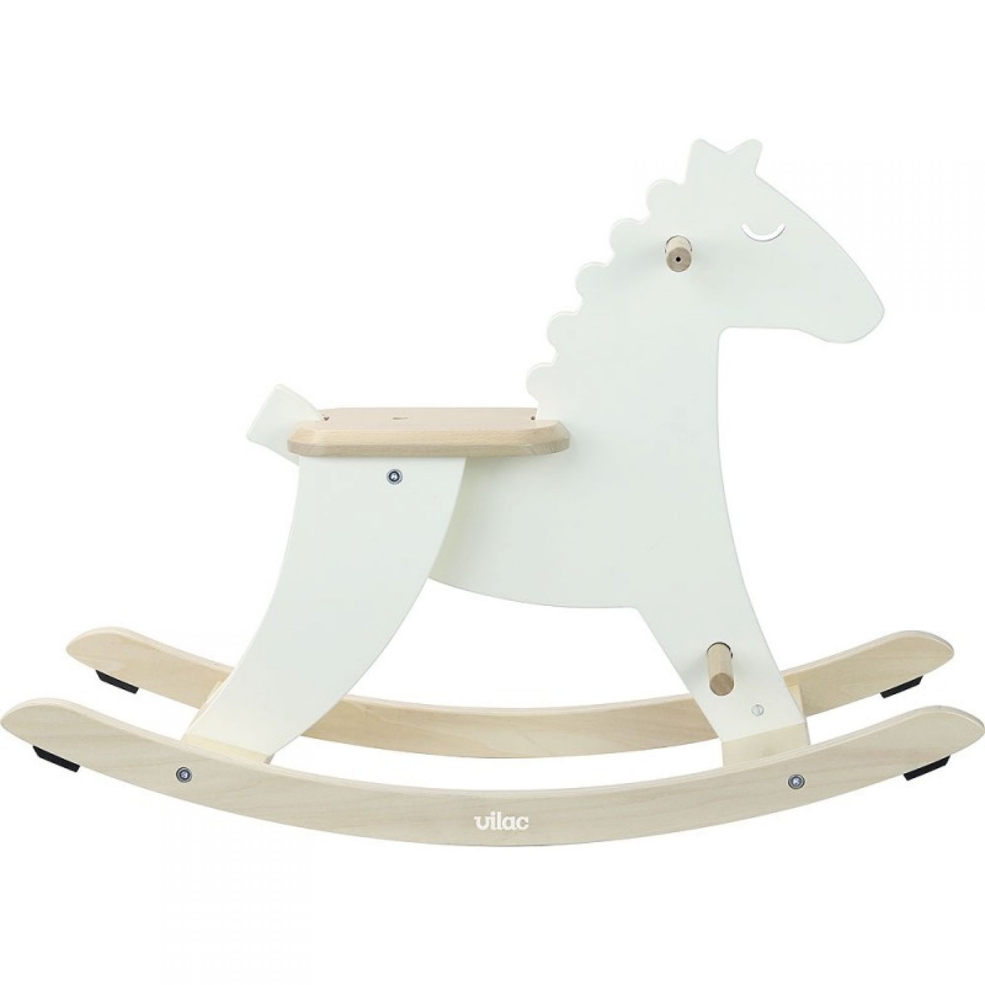 IKIDO Cheval à Bascule - Bébé Cheval à Bascule - Avec Perche - Cadeau pour  Bébé et