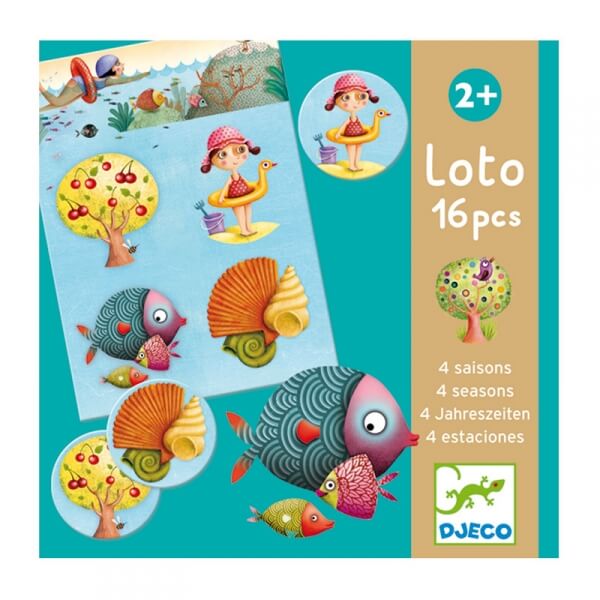 Jeu éducatif Loto 4 saisons