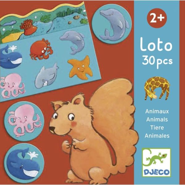 Jeu éducatif Loto des animaux