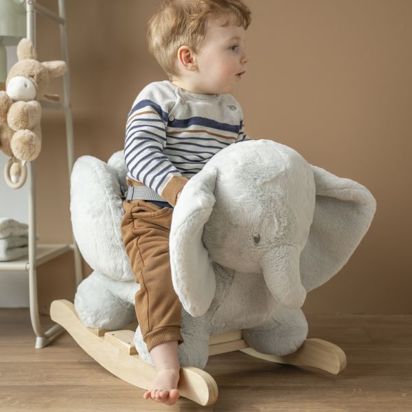 Bascule elephant vert tilleul