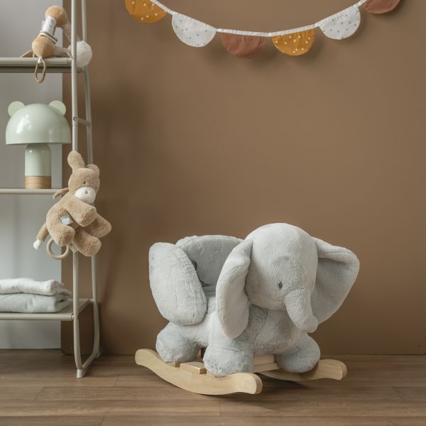 Bascule elephant vert tilleul
