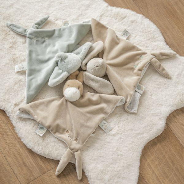 Doudou Loulou lapin velours sable
