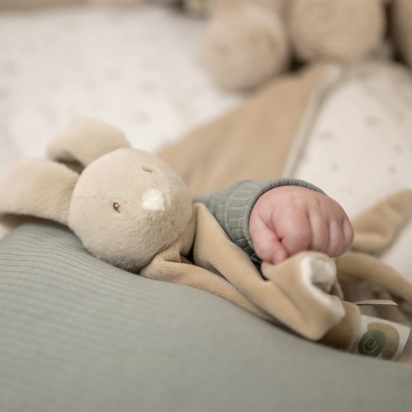Doudou Loulou lapin velours sable