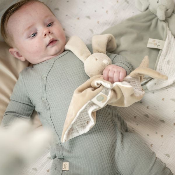 Doudou Loulou lapin velours sable