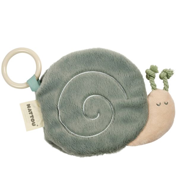 Livre d'eveil en tissu escargot
