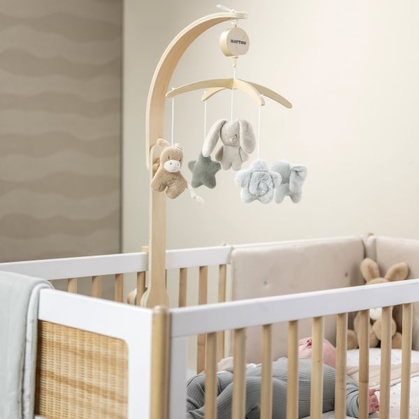 Mobile musical en bois Loulou