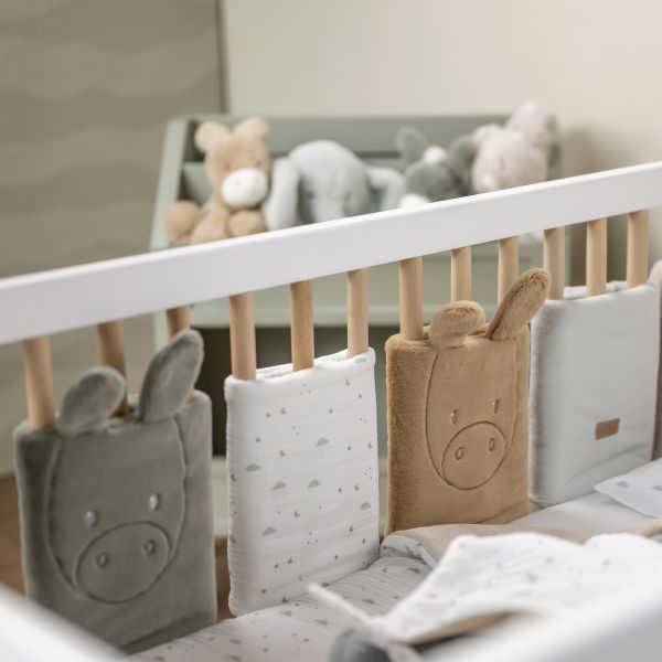 Lot de 6 protège-barreaux de lit bébé Loulou