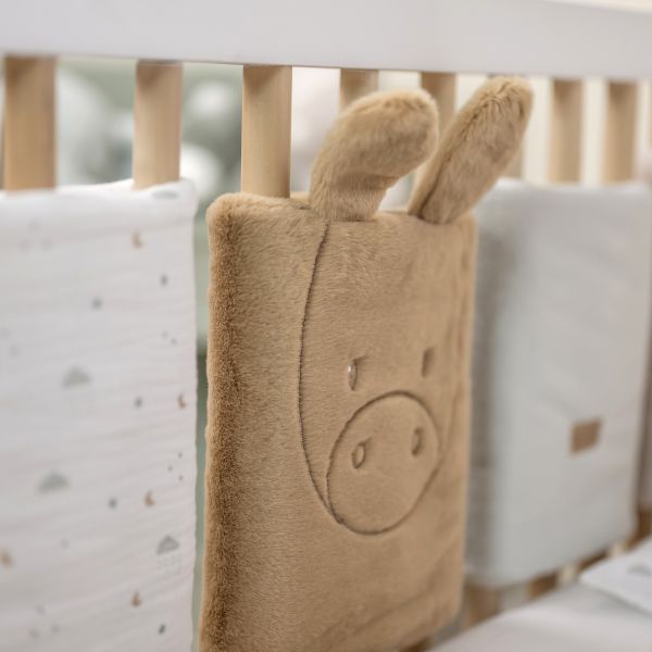 Lot de 6 protège-barreaux de lit bébé Loulou