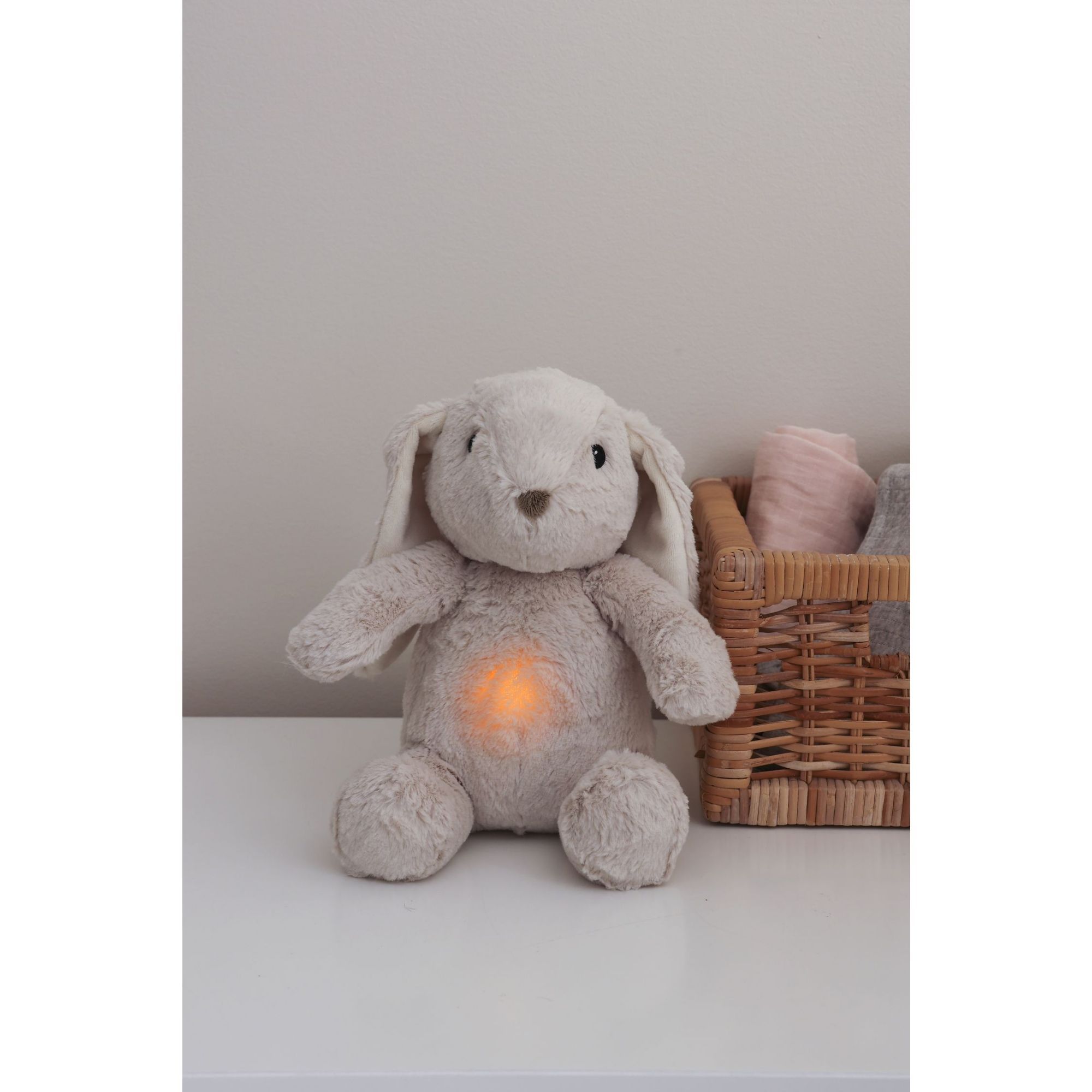 Lapin veilleuse doudou lumineux pour bébé