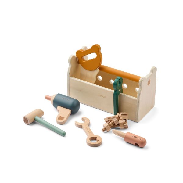 Boîte à outils en bois enfant Luigi Green Garden Multi Mix