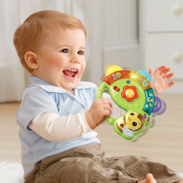 Jouet musical Tambourin Lumi interactif
