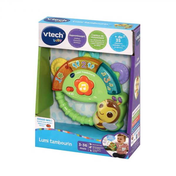 Jouet musical Tambourin Lumi interactif