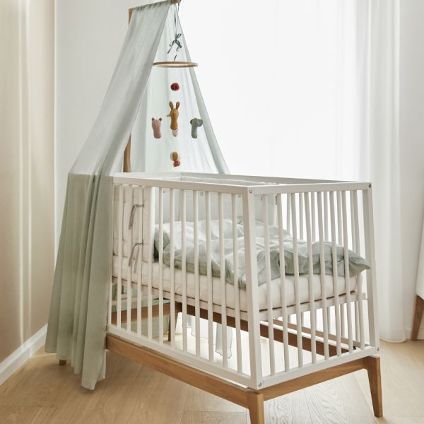 Chambre bébé duo lit 60x120cm + commode Luna