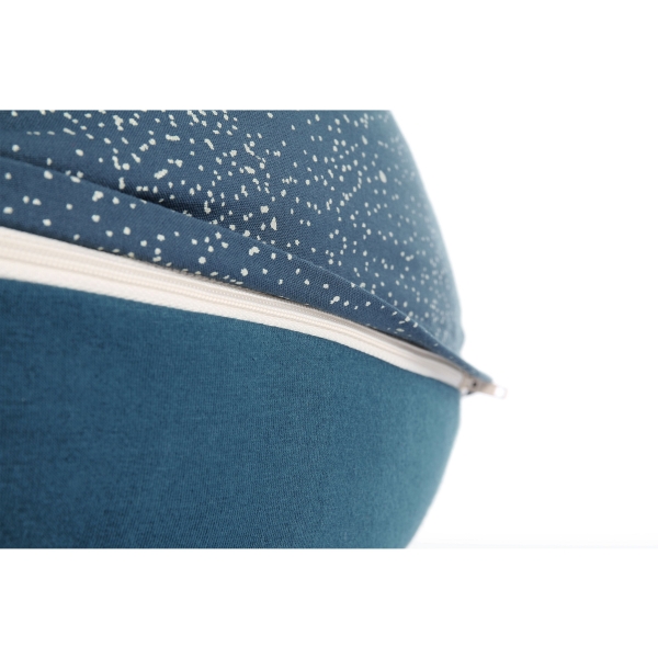 Coussin d'allaitement Luna - Gold bubble night blue
