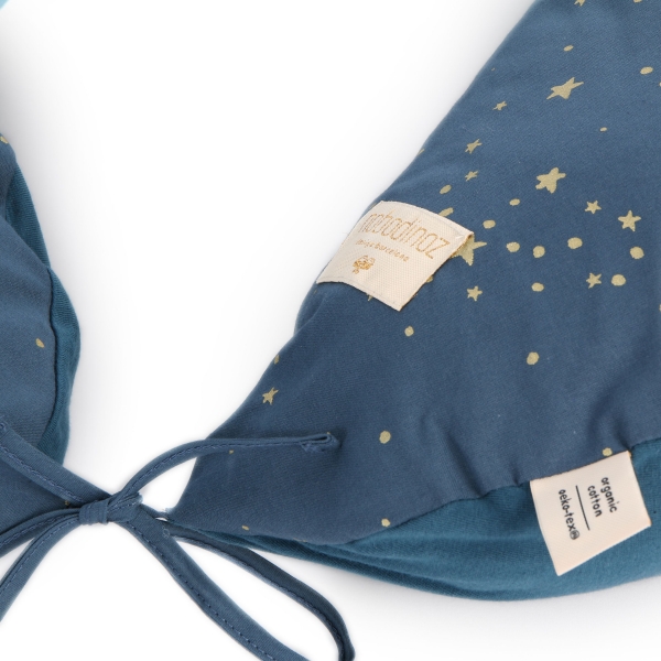Coussin d'allaitement Luna - Gold stella night blue