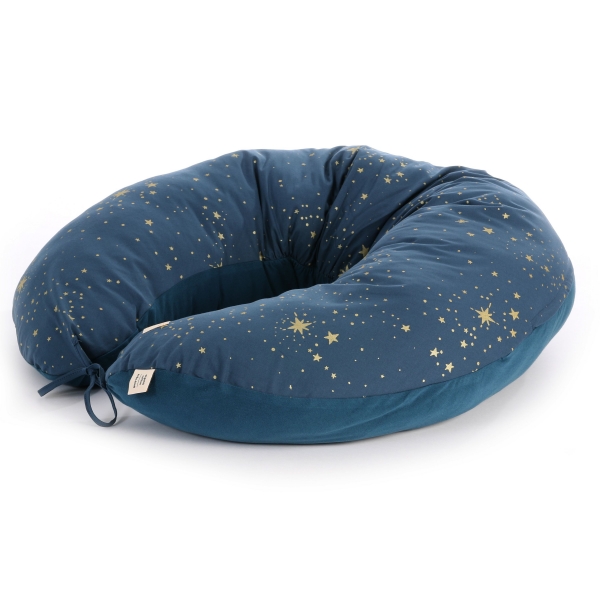 Coussin d'allaitement Luna - Gold stella night blue
